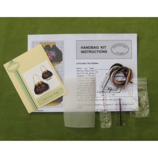 bag purse kit dollhouse needlepoint petit point embroidery