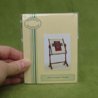 Doorstop needlework stand tapestry frame kit dollhouse miniature needlepoint accessories petit point embroidery