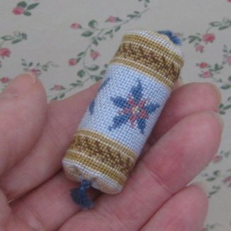 bolster kit dollhouse needlepoint petit point embroidery