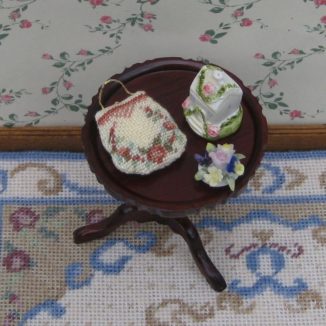 handbag purse kit dollhouse needlepoint petit point embroidery