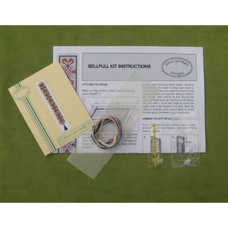 bell pull kit dollhouse needlepoint petit point embroidery