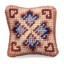 Patricia dollhouse needlepoint cushion kit