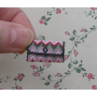 clutch bag purse kit dollhouse needlepoint petit point embroidery