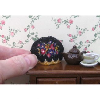 Berlin woolwork teacosy dollhouse needlepoint petit point embroidery kit accessories