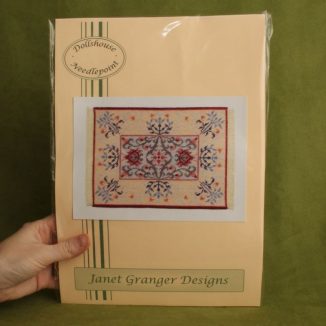 Dollhouse needlepoint carpet rug Eleanor embroidery kit pack
