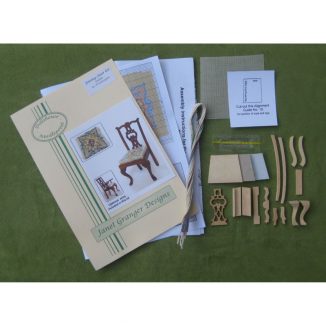 Judith dollhouse miniature chair needlepoint kit furniture accessories