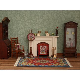Katrina living room carpet miniature dollhouse embroidery kit