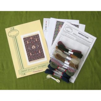 May blue contents dollhouse needlepoint kit