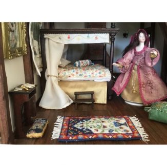 Natalia small prayer rug carpet miniature dollhouse petit point kit