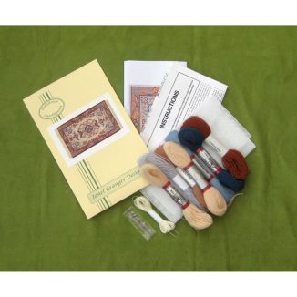 Patricia kit contents miniature dollhouse needlepoint embroidery kit