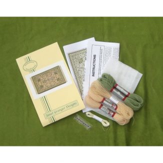 Rosanna green dolls house miniature needlepoint embroidery petit point kit