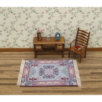 Ruth dollhouse miniature needlepoint ebroidery petit point carpet rug kit
