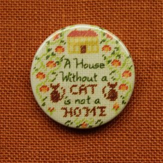 Cat needle minder, pin keep, Cat lover gift