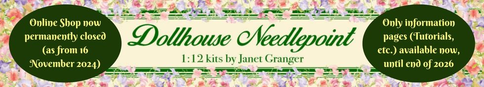 Dollhouse Needlepoint Kits